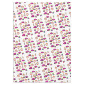 クリスマステーブルクロス、ピンクベルズカー テーブルクロス (正面)