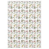 クリスマステーブルクロス,ペンギン,雪だるま,小妖精や小人 テーブルクロス (正面)