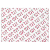 クリスマステーブルクロス、メリークリスマスキャンディーケーン テーブルクロス (正面(横))