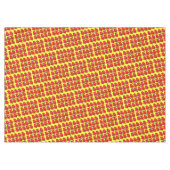 クリスマステーブルクロス、レッドペッパー雪だるま テーブルクロス (正面(横))