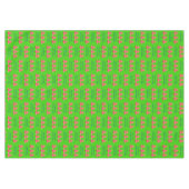 クリスマステーブルクロス、季節のごあいさつグリーンツリー テーブルクロス (正面(横))