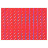 クリスマステーブルクロス、季節のごあいさつレッド テーブルクロス (正面(横))