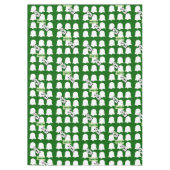 クリスマステーブルクロス、季節のごあいさつWhiteBells テーブルクロス (正面)