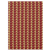 クリスマステーブルクロス、金ゴールドボール テーブルクロス (正面)