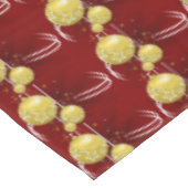 クリスマステーブルクロス、金ゴールドボール テーブルクロス (アングル)