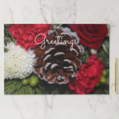 クリスマステーブルデコール紙ランチョンマット ペーパーパッド (インサイチュ)