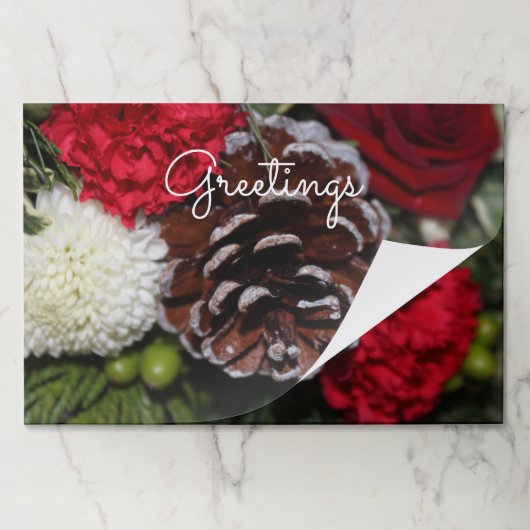 クリスマステーブルデコール紙ランチョンマット ペーパーパッド (折り畳み)