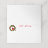 クリスマステーブル座席表 プレイスカード (外部開封)