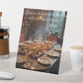 クリスマステーブル祈りの言葉 台座サイン (インサイチュ)