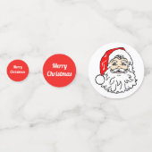 クリスマステーブル紙吹雪 コンフェッティ (裏面)