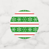 クリスマステーブル紙吹雪 コンフェッティ (スモール正面)