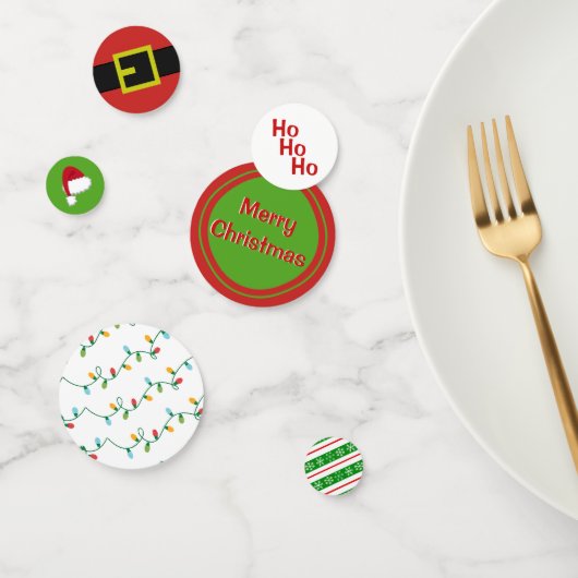 クリスマステーブル紙吹雪 コンフェッティ (グループ)