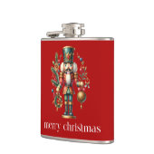クリスマステーマくるみクラッカー フラスク (左)