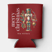 クリスマステーマくるみクラッカー 缶クーラー (正面)