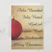 クリスマステーマとクリスマスボール (正面/裏面)