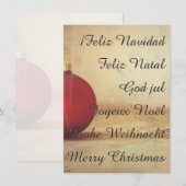 クリスマステーマとクリスマスボール (正面/裏面)