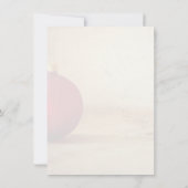 クリスマステーマとクリスマスボール (裏面)