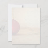 クリスマステーマとクリスマスボール (裏面)