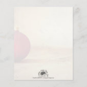 クリスマステーマとクリスマスボール (裏面)