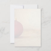 クリスマステーマとクリスマスボール (裏面)