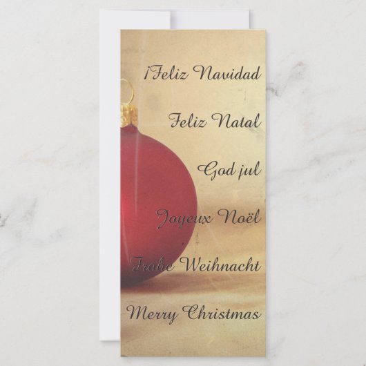 クリスマステーマとクリスマスボール (正面)