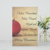 クリスマステーマとクリスマスボール (スタンド正面)