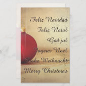 クリスマステーマとクリスマスボール (正面/裏面)