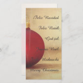 クリスマステーマとクリスマスボール (正面/裏面)