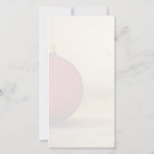 クリスマステーマとクリスマスボール (裏面)