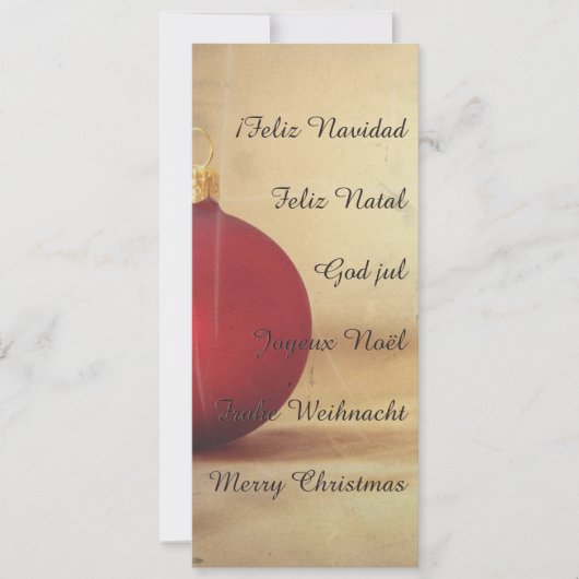 クリスマステーマとクリスマスボール (正面)