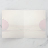 クリスマステーマとクリスマスボール カード (内部)