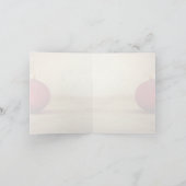 クリスマステーマとクリスマスボール カード (内部)