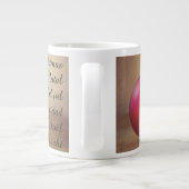 クリスマステーマとクリスマスボール ジャンボコーヒーマグカップ (裏面)