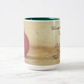 クリスマステーマとクリスマスボール ツートーンマグカップ (中央)