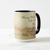 クリスマステーマとクリスマスボール マグカップ (正面右)