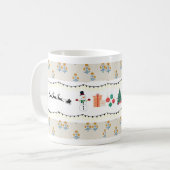 クリスマステーマのコーヒーマグ コーヒーマグカップ (正面左)