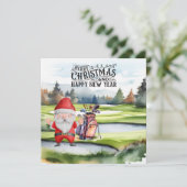 クリスマステーマをテーマにしたゴルフサンタクロース シーズンカード (スタンド正面)