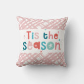 クリスマステーマカラフルおもしろい引用文今季 クッション (正面)