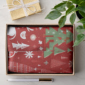 クリスマステーマクリスマスツリースノーフレークギフトラベル 薄葉紙 (ギフト)