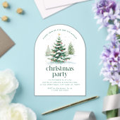クリスマステーマクリスマスツリーパーティー アクリル招待状 (インサイチュ (ウェディング))
