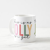 クリスマステーマコーヒーマグ コーヒーマグカップ (正面左)