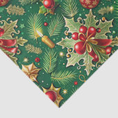 クリスマステーマフェスティバルカラフルパターン 薄葉紙 (詳細)