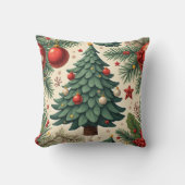 クリスマステーマ模様クッションカバー クッション (正面)