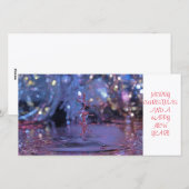 クリスマステーマ水滴フォトカード シーズンカード (正面/裏面)