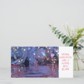 クリスマステーマ水滴フォトカード シーズンカード (スタンド正面)