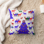 クリスマステーマ装飾用クッション – ギフト独占的- クッション (ブランケット)