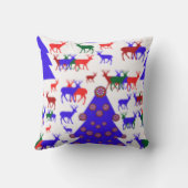 クリスマステーマ装飾用クッション – ギフト独占的- クッション (裏面)