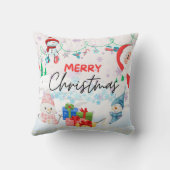 クリスマステーマ装飾用クッション クッション (裏面)