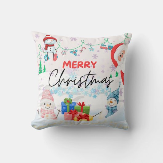 クリスマステーマ装飾用クッション クッション (正面)