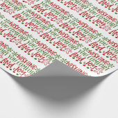 クリスマステーマ：お願い心地よい&喜び ラッピングペーパー (角)